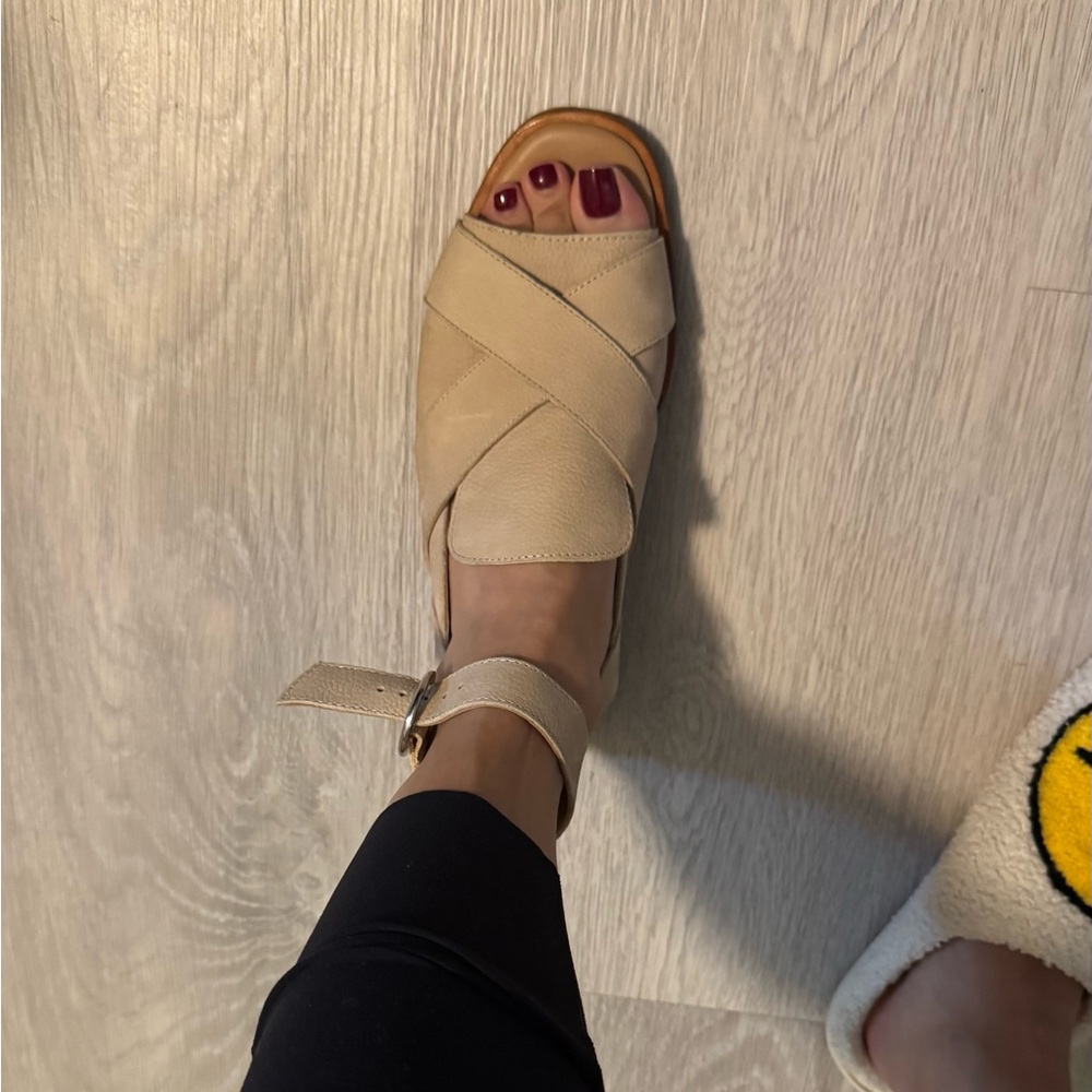 Beige Strappy Sandals